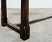 Country English Provincial Oak Farmhouse Trestle Dining Table