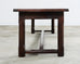 Country English Provincial Oak Farmhouse Trestle Dining Table