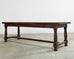 Country English Provincial Oak Farmhouse Trestle Dining Table