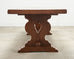 Country French Provincial Oak Trestle Farmhouse Dining Table 8 Ft