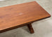 Country French Provincial Oak Trestle Farmhouse Dining Table 8 Ft