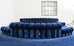 De Sede DS-600 Non Stop Modular Blue Velvet Sofa 38 Elements