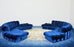 De Sede DS-600 Non Stop Modular Blue Velvet Sofa 38 Elements