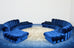 De Sede DS-600 Non Stop Modular Blue Velvet Sofa 38 Elements