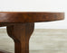 Country French Oak Farmhouse Dining Table Demilune Ends