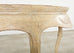 Rococo Style Faux Painted Demilune Console Table