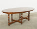 Dennis & Leen Spanish Baroque Style Oval Walnut Table