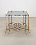 Dennis & Leen Chinoiserie Iron Gilt Tall Tray Cocktail Table