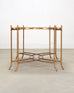 Dennis & Leen Chinoiserie Iron Gilt Tall Tray Cocktail Table