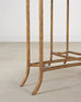 Dennis & Leen Chinoiserie Iron Gilt Tall Tray Cocktail Table