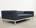 Midcentury Roche Bobois Style Denim Platform Sofa