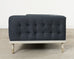 Midcentury Roche Bobois Style Denim Platform Sofa