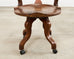 19th Century English Victorian Swivel Captains Desk Chair