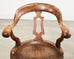19th Century English Victorian Swivel Captains Desk Chair