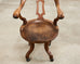 19th Century English Victorian Swivel Captains Desk Chair