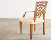 Pair of Dessin Fournir Ribbon-Back Oak Dining Armchairs