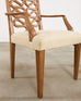 Pair of Dessin Fournir Ribbon-Back Oak Dining Armchairs