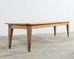 Weathered Country French Provincial Style Pine Harvest Dining Table