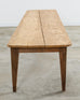 Weathered Country French Provincial Style Pine Harvest Dining Table