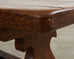 19th Century Country French Oak Farmhouse Trestle Dining Table