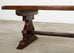 19th Century Country French Oak Farmhouse Trestle Dining Table