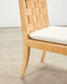 John Hutton for Donghia Block Island Rattan Cane Dining Chair