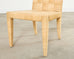 Set of John Hutton for Donghia Block Island Cane Dining Chairs