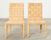 Set of John Hutton for Donghia Block Island Cane Dining Chairs