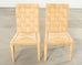 Set of John Hutton for Donghia Block Island Cane Dining Chairs