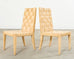 Set of John Hutton for Donghia Block Island Cane Dining Chairs