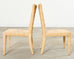 Set of John Hutton for Donghia Block Island Cane Dining Chairs