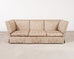 Donghia Shelter-Arm Sofa Fortuny Style Damask Champagne Fabric