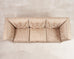 Donghia Shelter-Arm Sofa Fortuny Style Damask Champagne Fabric