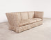 Donghia Shelter-Arm Sofa Fortuny Style Damask Champagne Fabric