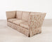 Donghia Shelter-Arm Sofa Fortuny Style Damask Champagne Fabric