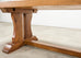 French Provincial Oak Country Farmhouse Trestle Dining Table