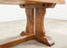 French Provincial Oak Country Farmhouse Trestle Dining Table