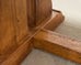 French Provincial Oak Country Farmhouse Trestle Dining Table