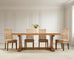 French Provincial Oak Country Farmhouse Trestle Dining Table