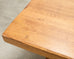 French Provincial Oak Country Farmhouse Trestle Dining Table