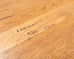 French Provincial Oak Country Farmhouse Trestle Dining Table