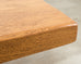 French Provincial Oak Country Farmhouse Trestle Dining Table