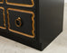 Set of Three Dorothy Draper Espana Chests in Black Bean