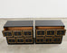 Set of Three Dorothy Draper Espana Chests in Black Bean