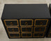 Set of Three Dorothy Draper Espana Chests in Black Bean