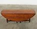 Dennis and Leen Georgian Style Drop-leaf Oval Dining Table
