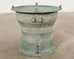 Southeast Asian Bronze Rain Drum Drinks Table with Verdigris