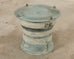 Southeast Asian Bronze Rain Drum Drinks Table with Verdigris