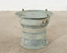 Southeast Asian Bronze Rain Drum Drinks Table with Verdigris