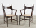 Set of Four Antler Dining Chairs by Edward Wormley for Dunbar